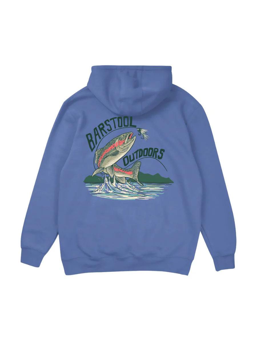 Barstool Outdoors Rainbow Trout Hoodie - Image 3