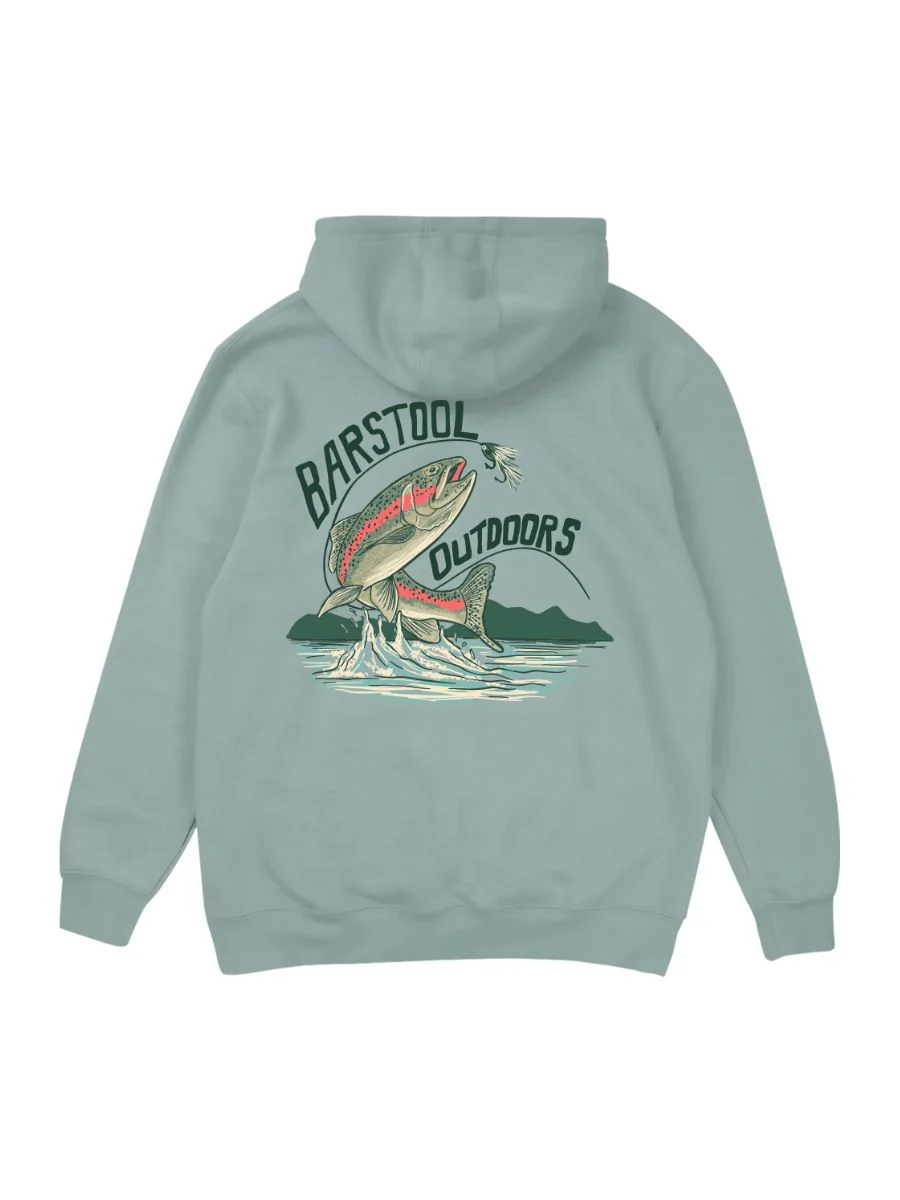 Barstool Outdoors Rainbow Trout Hoodie - Image 5