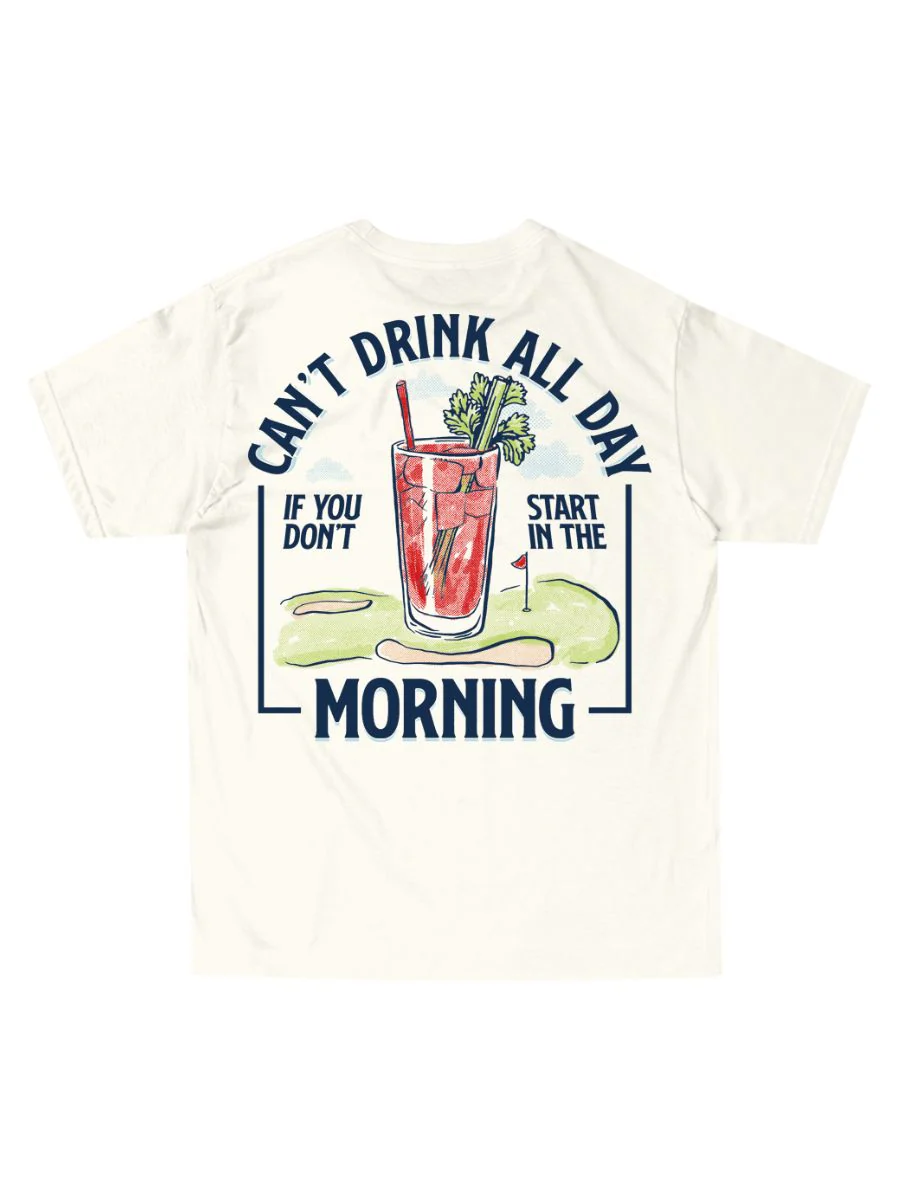 Barstool Sports Can't Drink All Day Caesar Tee