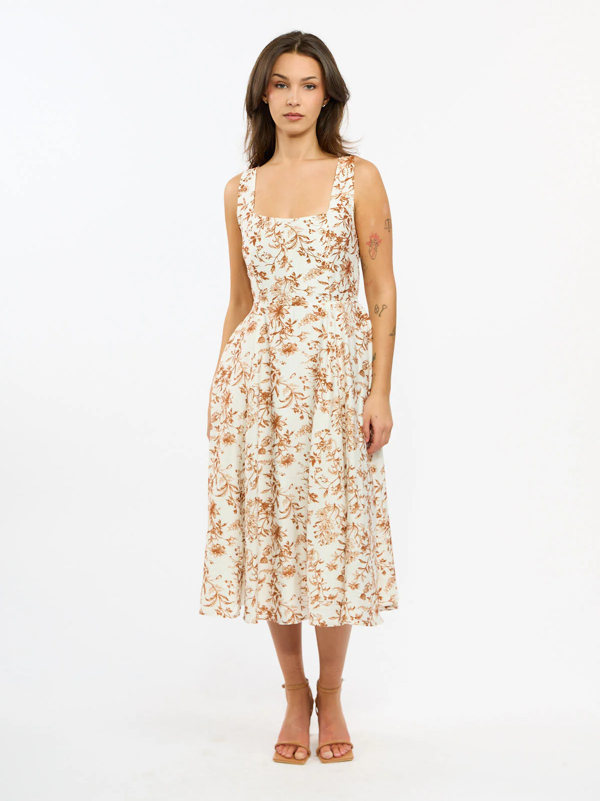 Brooks Square Neck Mini Dress - Image 2