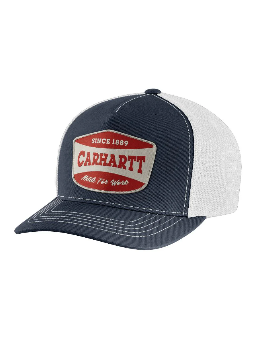 Carhartt Canvas Mesh-Back Patch Hat - Image 2