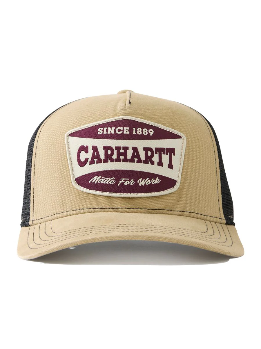 Carhartt Canvas Mesh-Back Patch Hat - Image 3