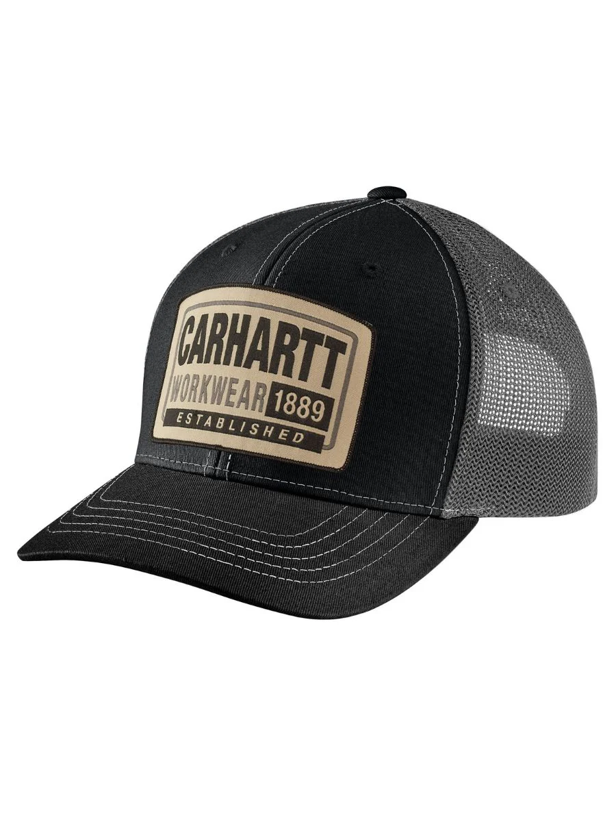 Carhartt Canvas Workwear Patch Hat - Image 3