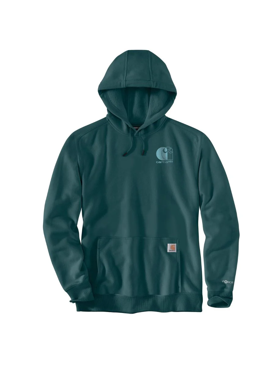 Carhartt Force Logo Hoodie - Image 2