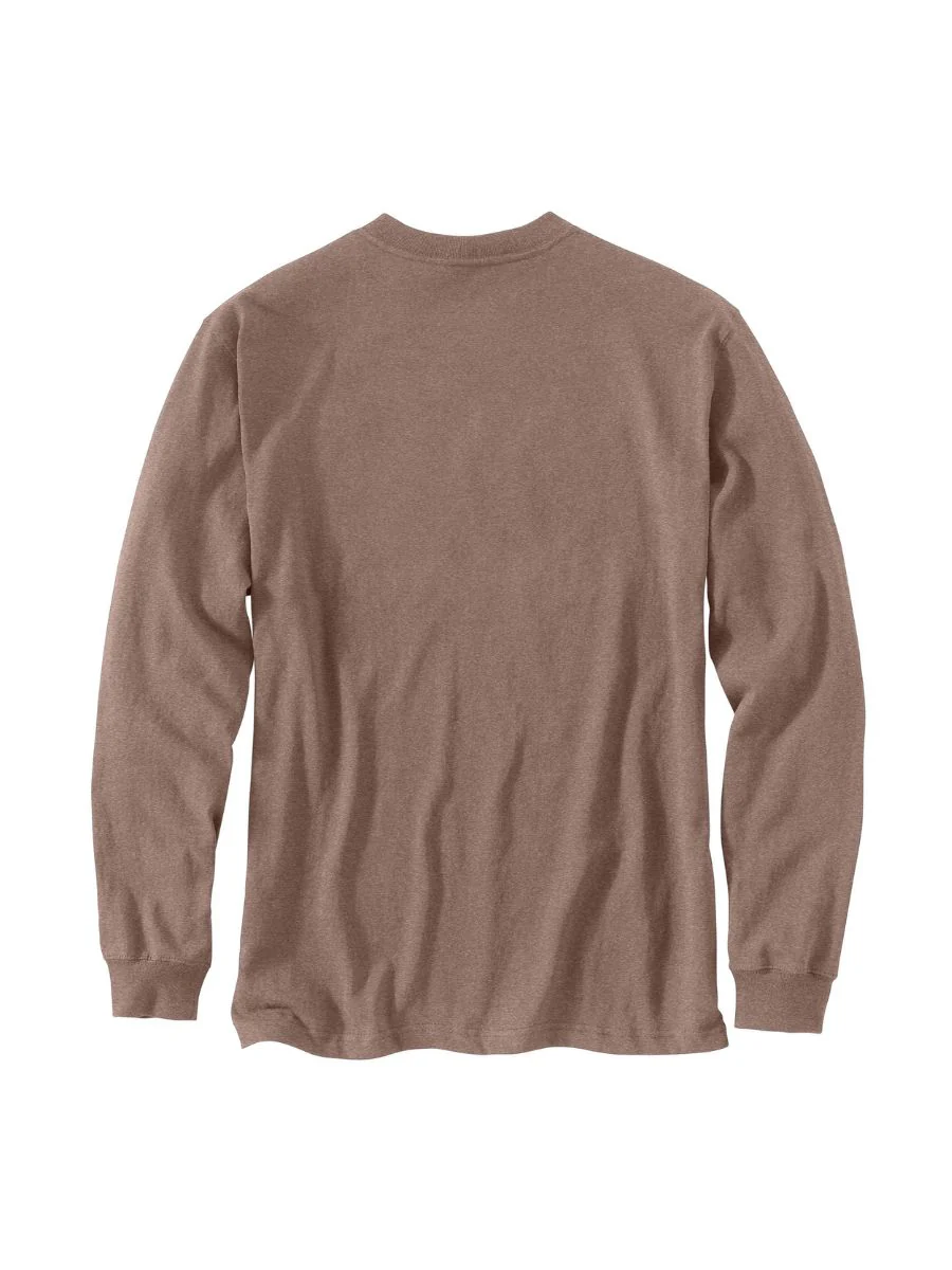 Carhartt Heavyweight Long Sleeve Logo Tee - Image 4