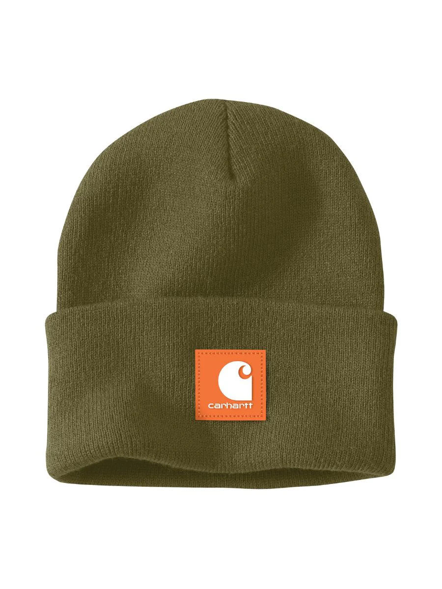 Carhartt Knit Rubber Patch Beanie - Image 5