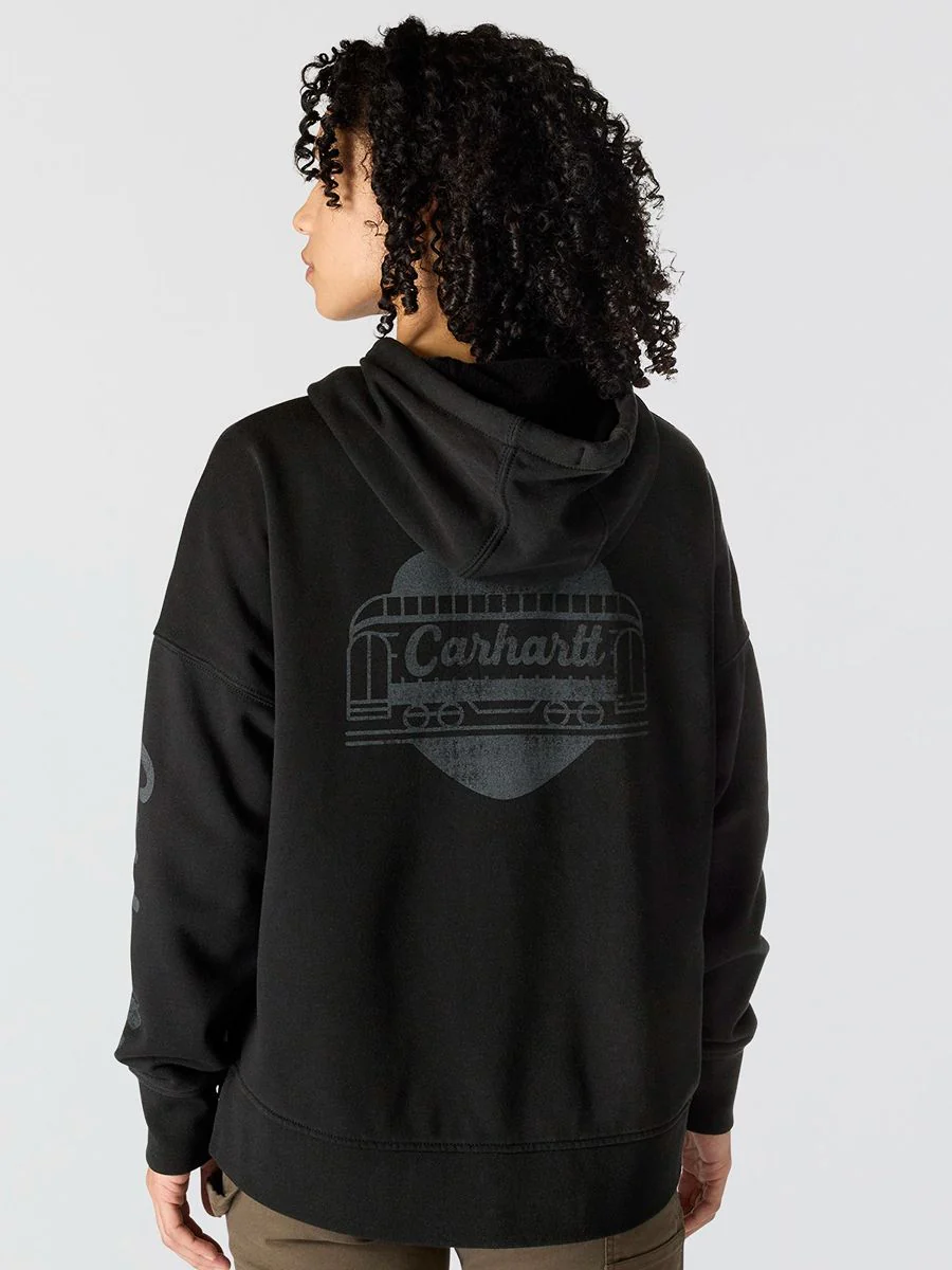 Carhartt Ladies Oversized Heart Graphic Sweater - Image 3