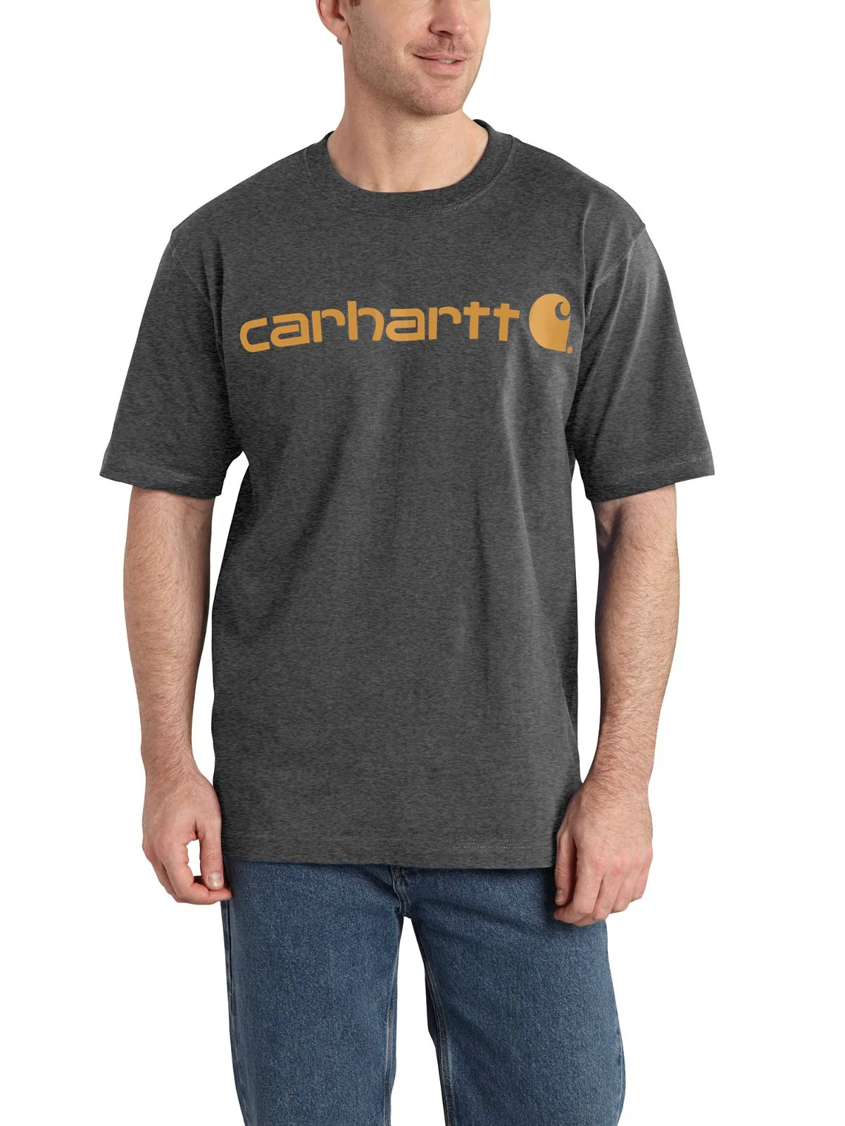 Carhartt Loose Fit Heavyweight Logo Tee - Image 13
