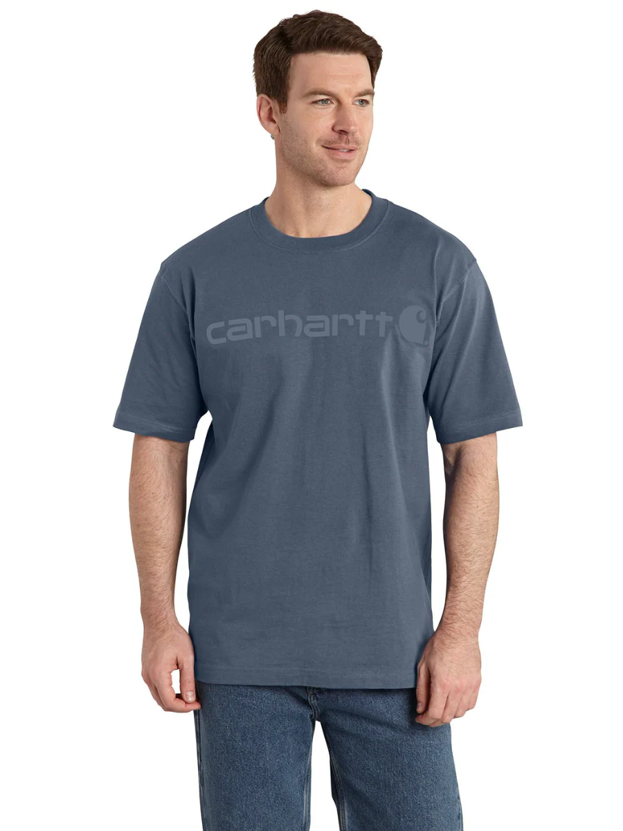 Carhartt Loose Fit Heavyweight Logo Tee - Image 2