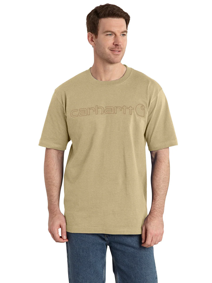 Carhartt Loose Fit Heavyweight Logo Tee - Image 3
