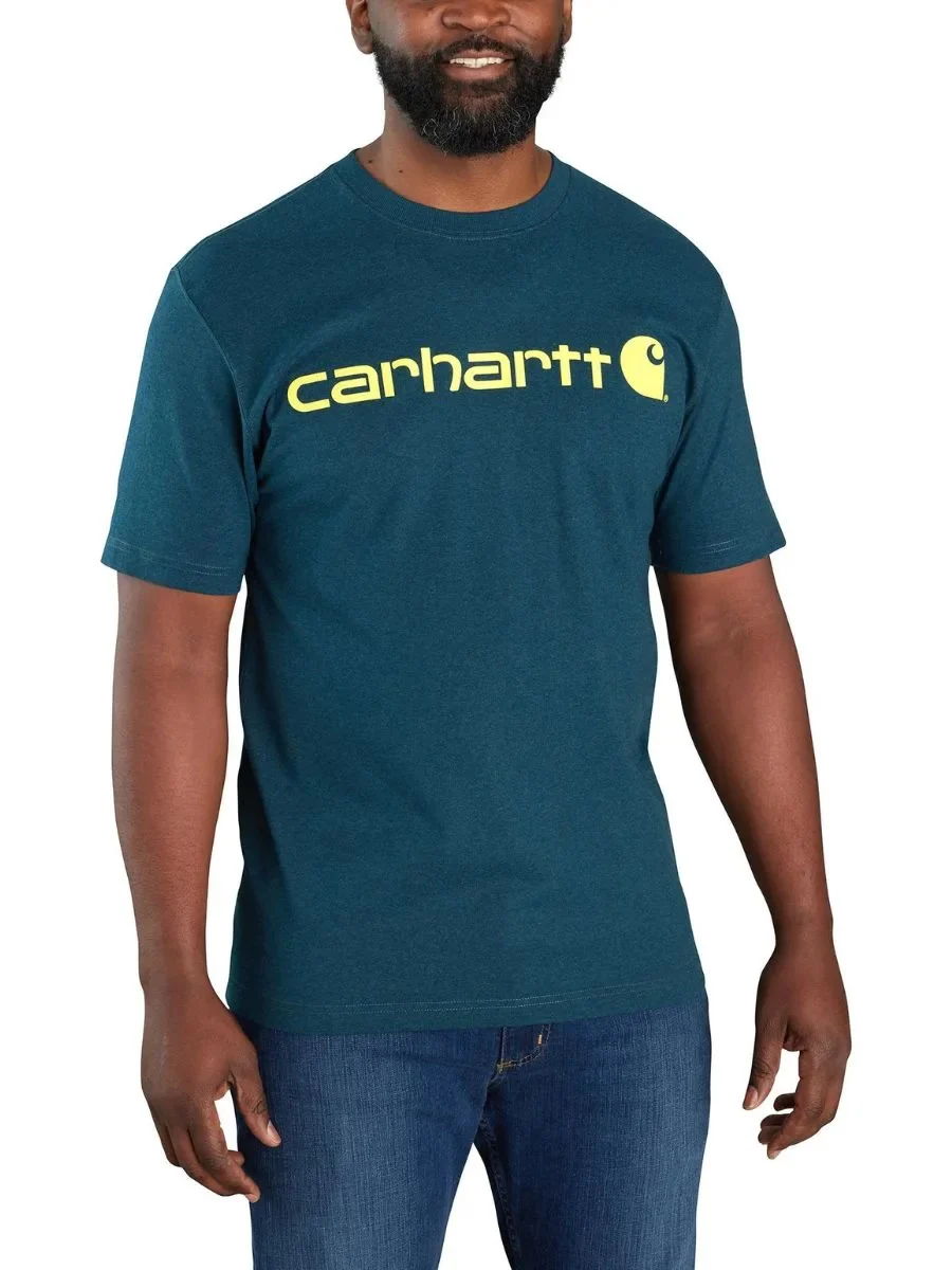 Carhartt Loose Fit Heavyweight Logo Tee - Image 4