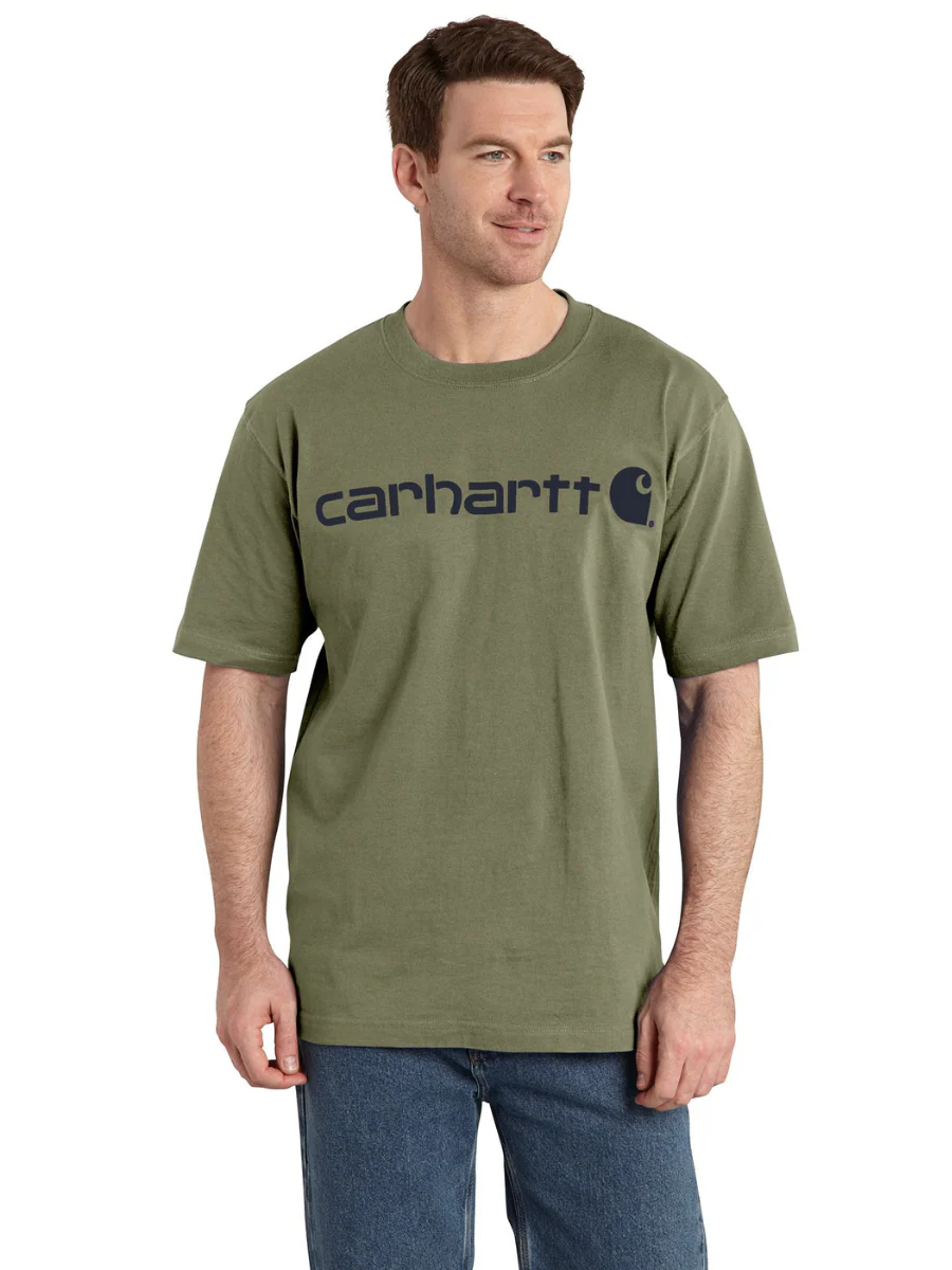 Carhartt Loose Fit Heavyweight Logo Tee - Image 5