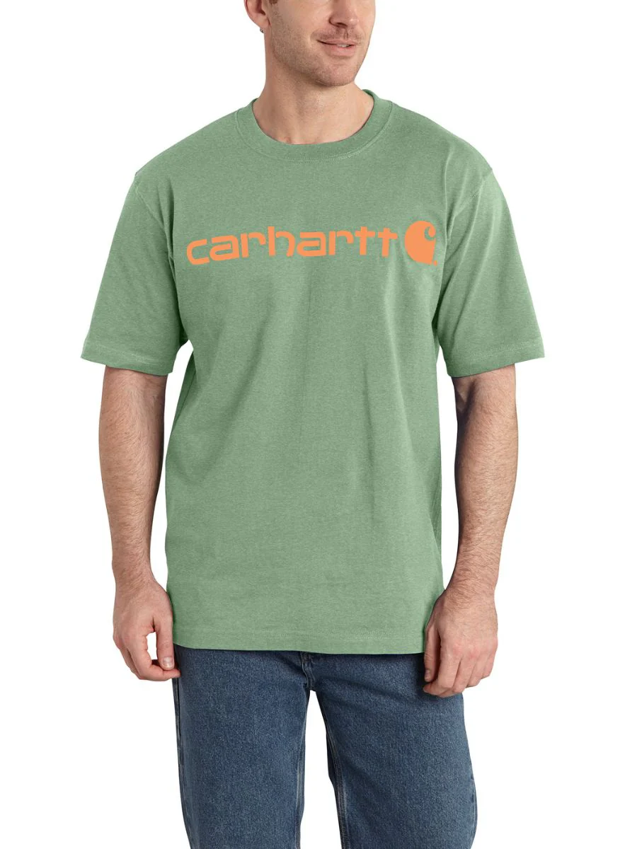 Carhartt Loose Fit Heavyweight Logo Tee - Image 9