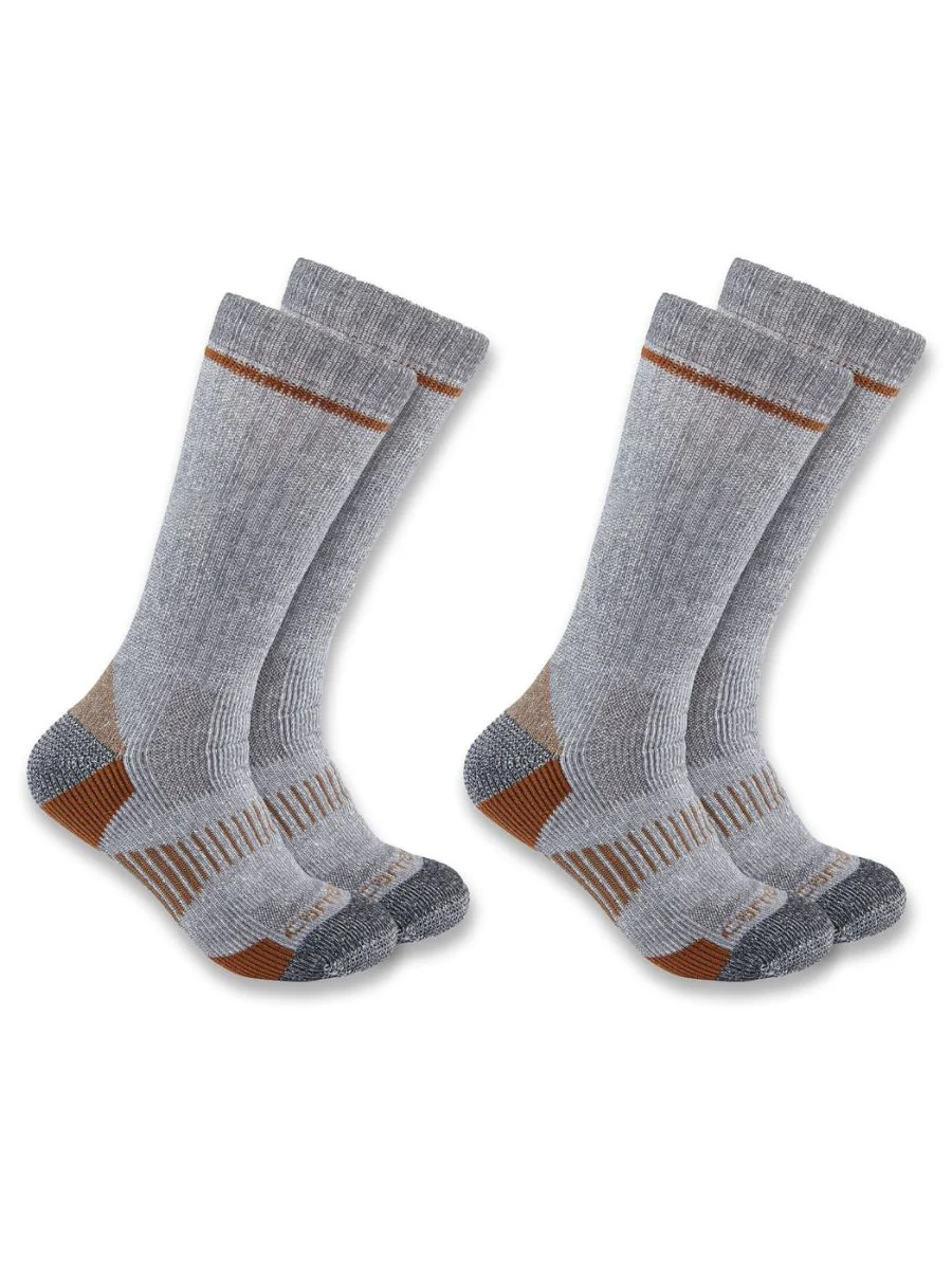 Carhartt Midweight Wool Blend 2-Pack Socks