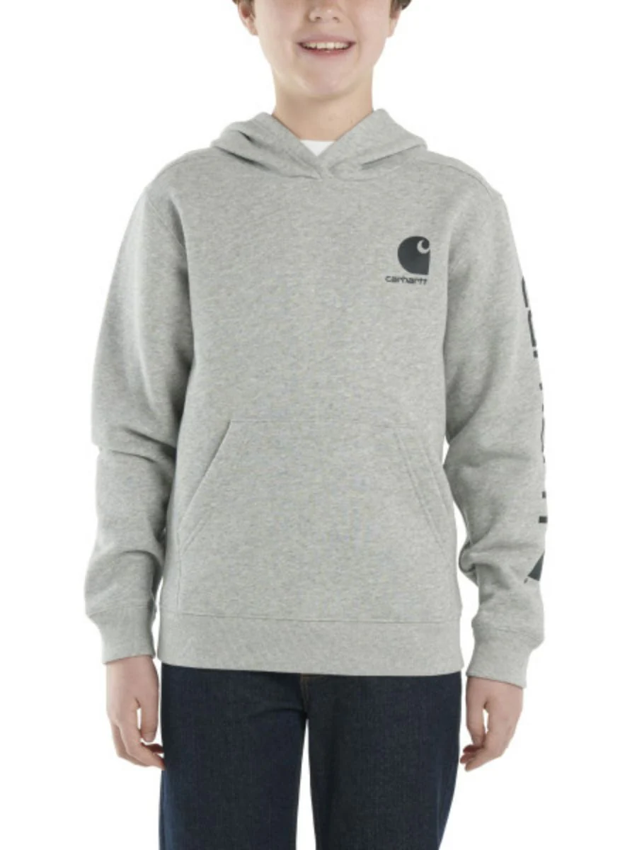 Carhartt Youth Sleeve Logo Hoodie - Image 3
