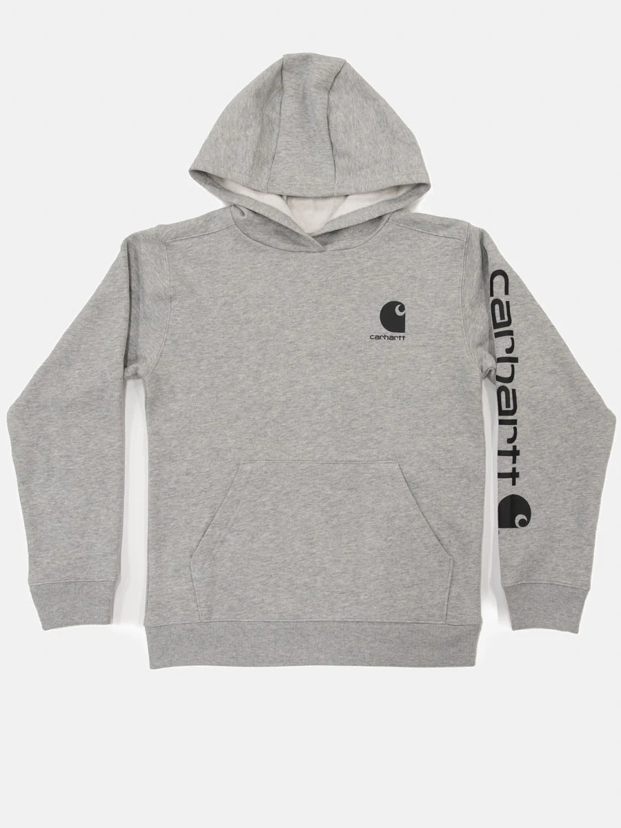 Carhartt Youth Sleeve Logo Pullover Hoodie - Image 4