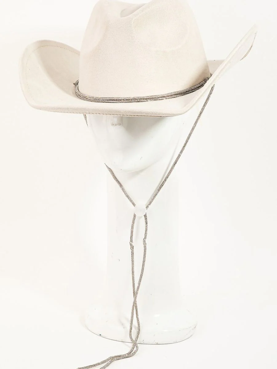 Cowboy String Hat Minimal Bling
