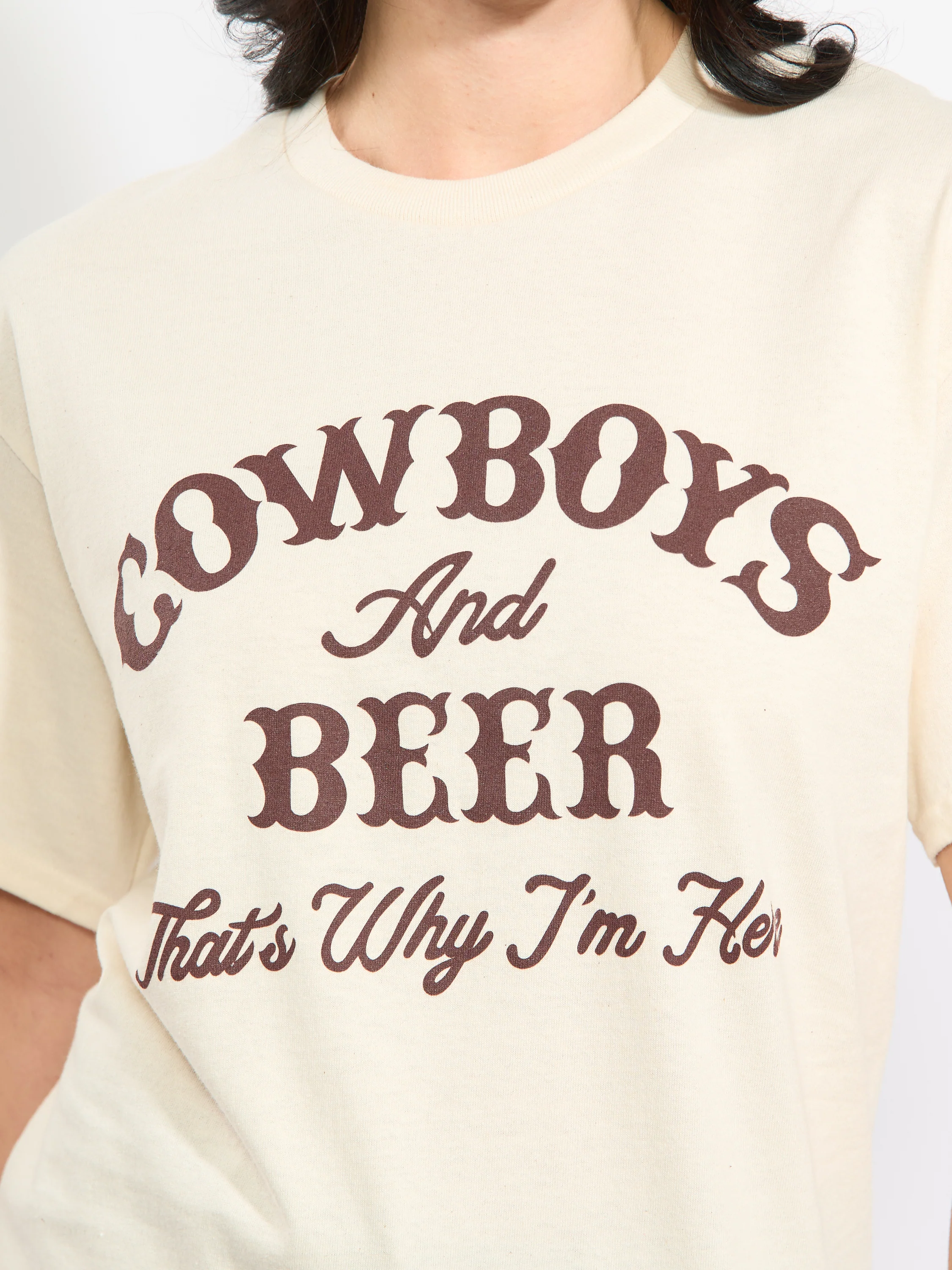 Cowboys & Beer Tee - Image 2