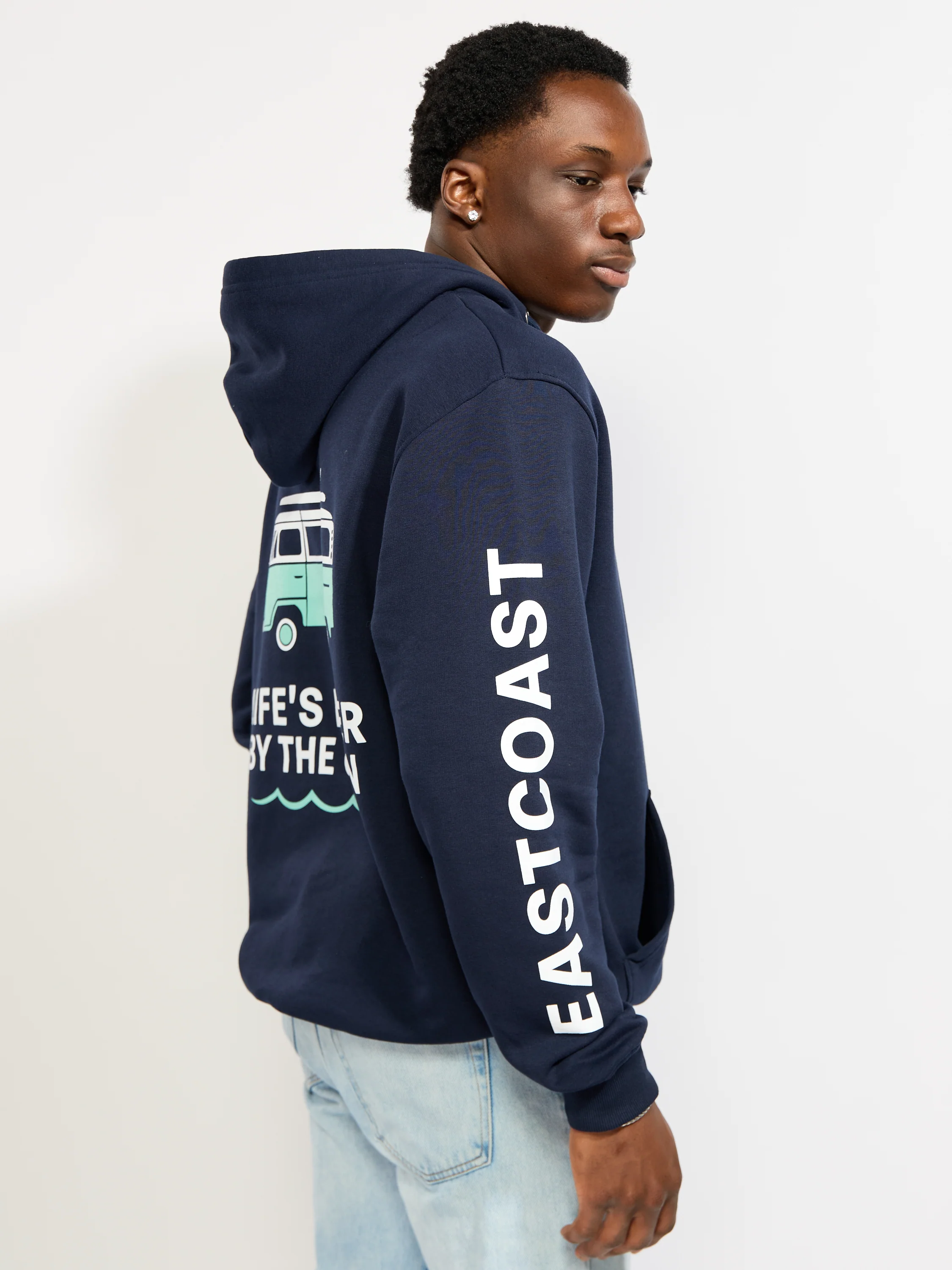 East Coast Lifestyle Life’s Better Surf Van Hoodie