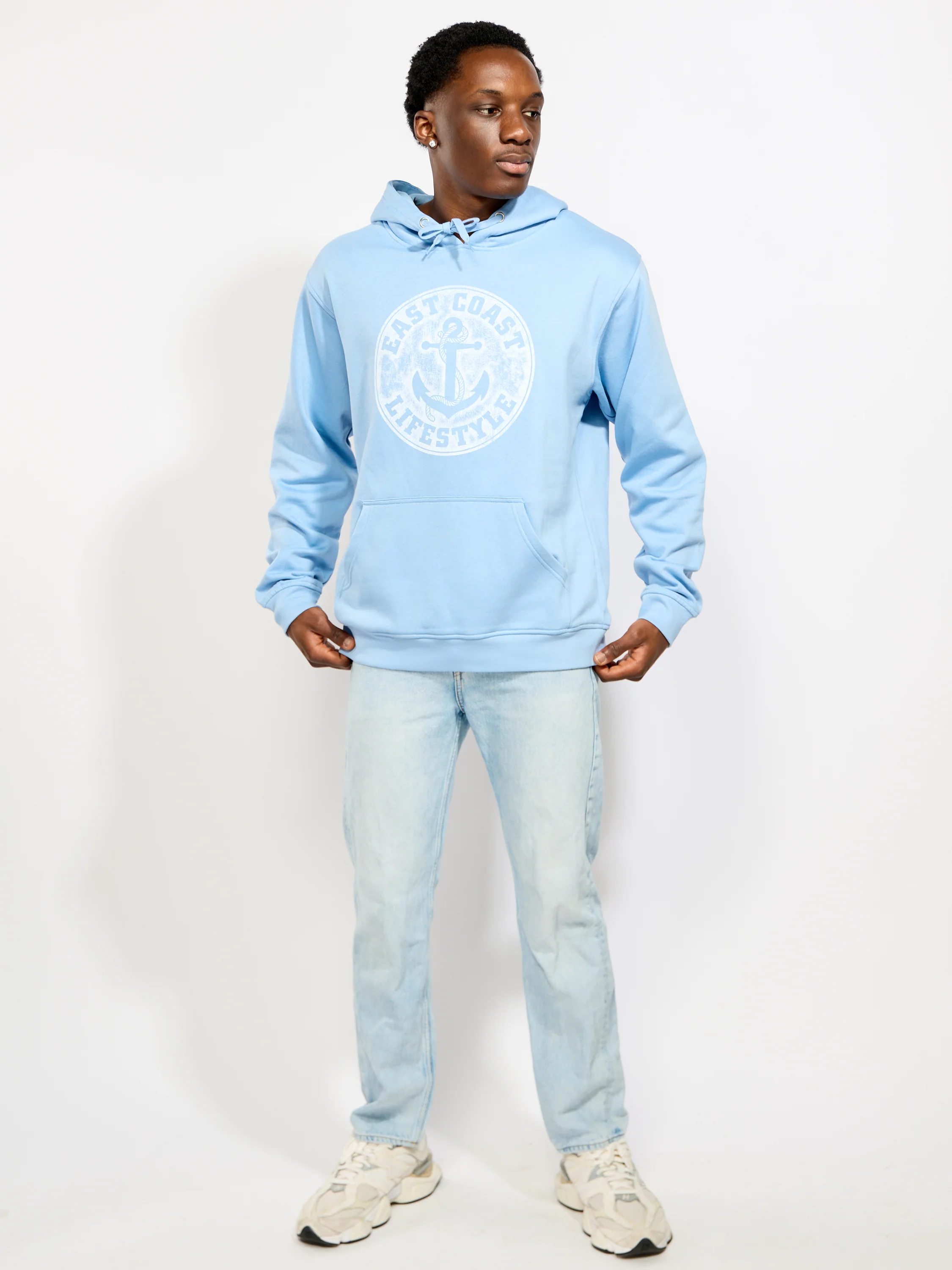 East Coast Lifestyle Vintage Anchor Hoodie - Image 7