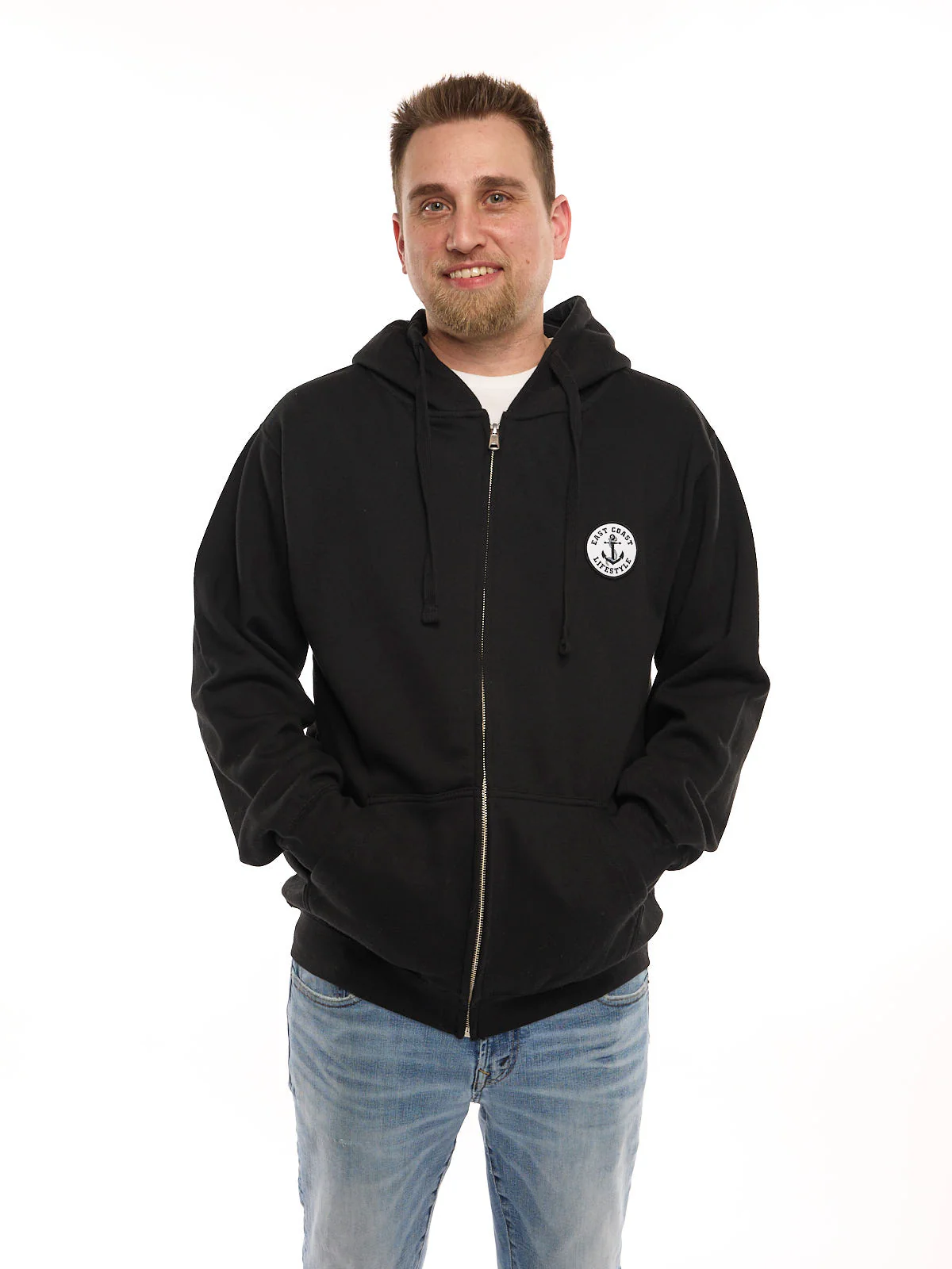 East Coast Lifestyle Zip Up Hoodie - Image 2
