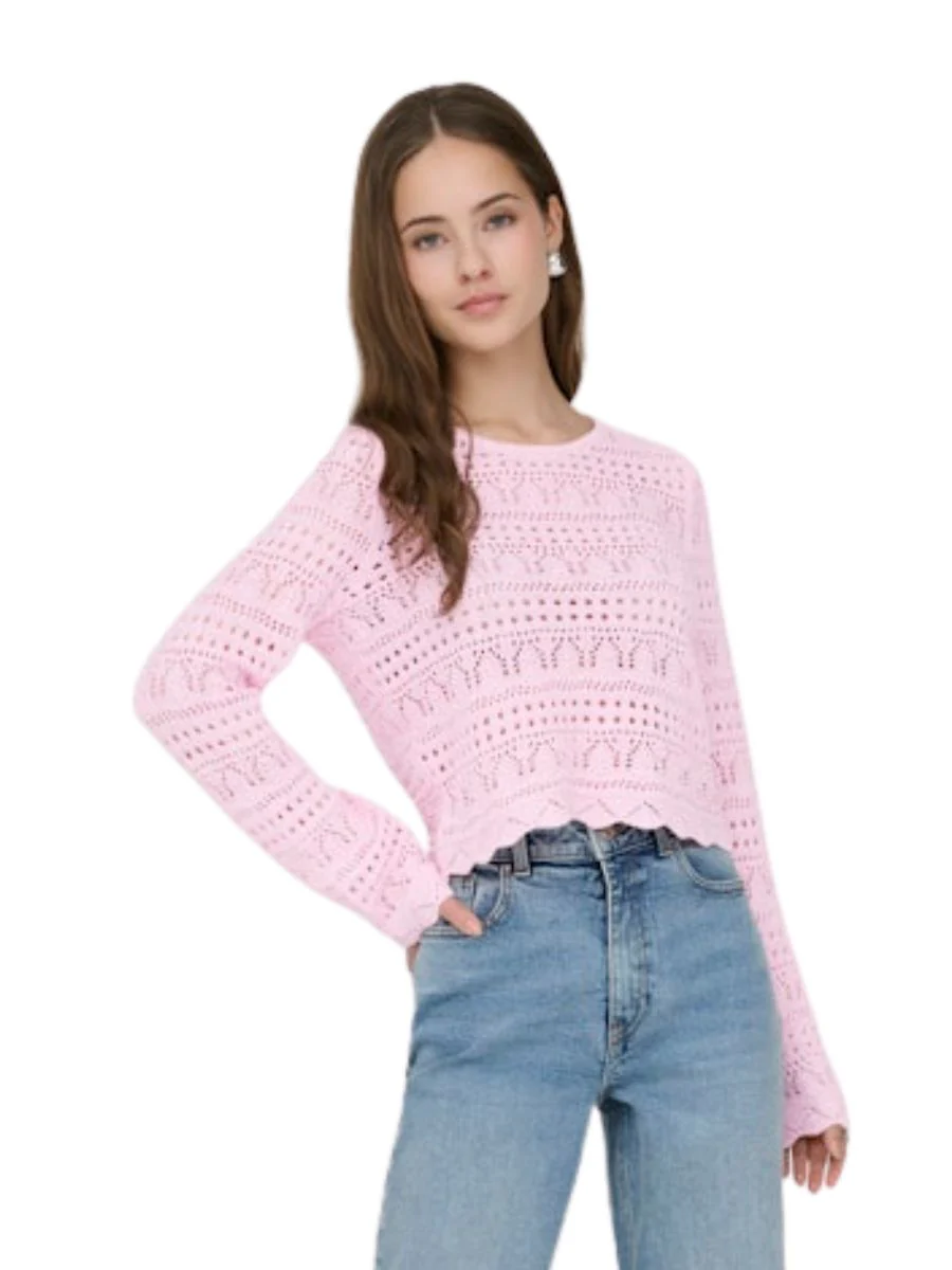 Elke Life Crochet Long Sleeve Top - Image 4