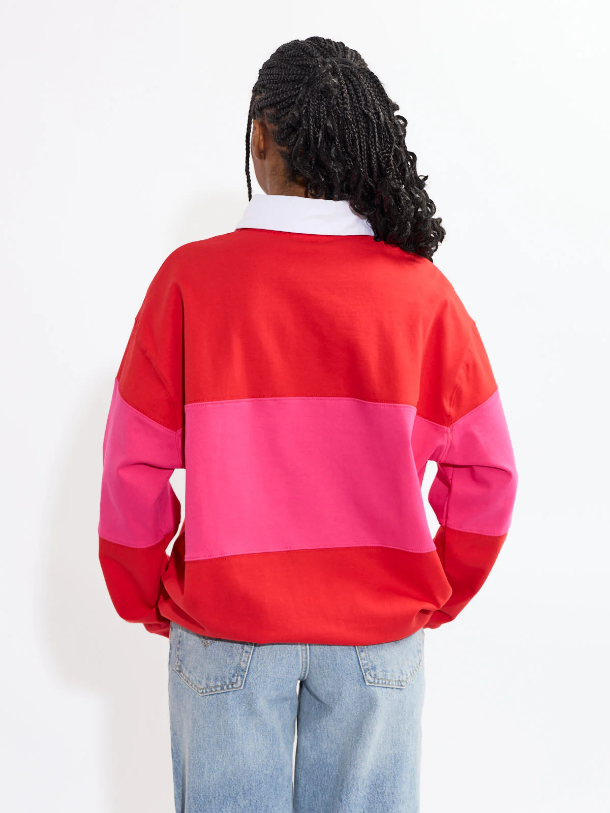 Esther Oversized Polo Top - Image 2