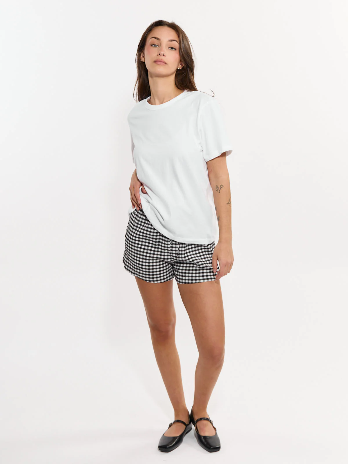 Gingham Tie Short - Image 3