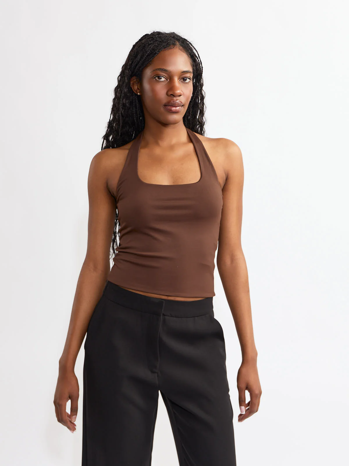 Hailey Halter Sleeveless Top