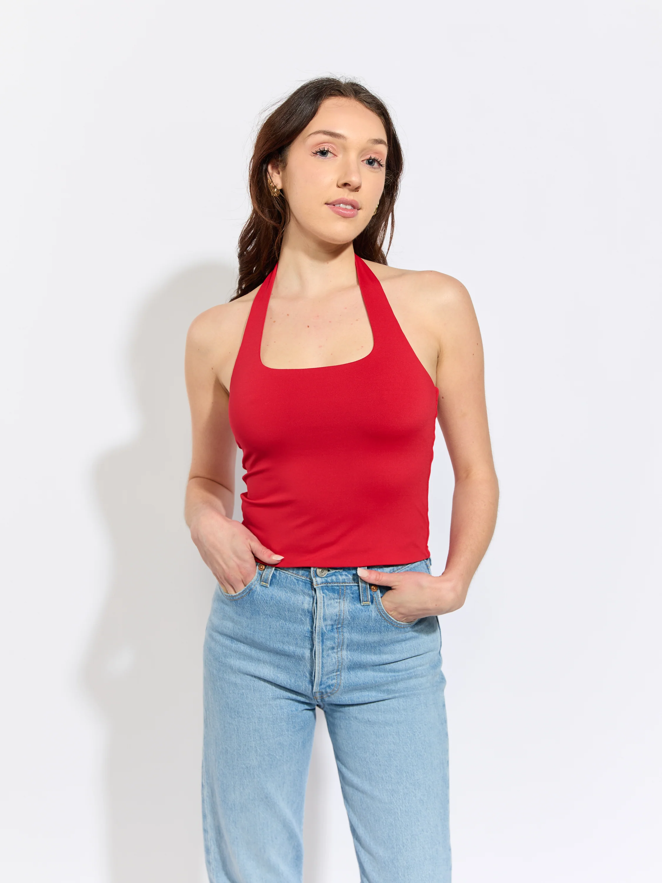Hailey Halter Sleeveless Top - Image 10
