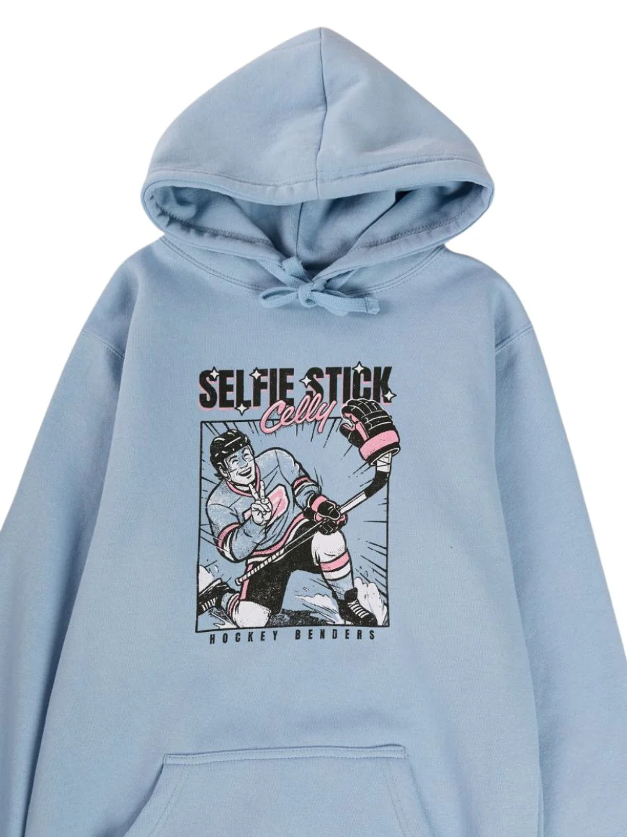 Hockey Benders Selfie Stick Celly Hoodie - Image 3