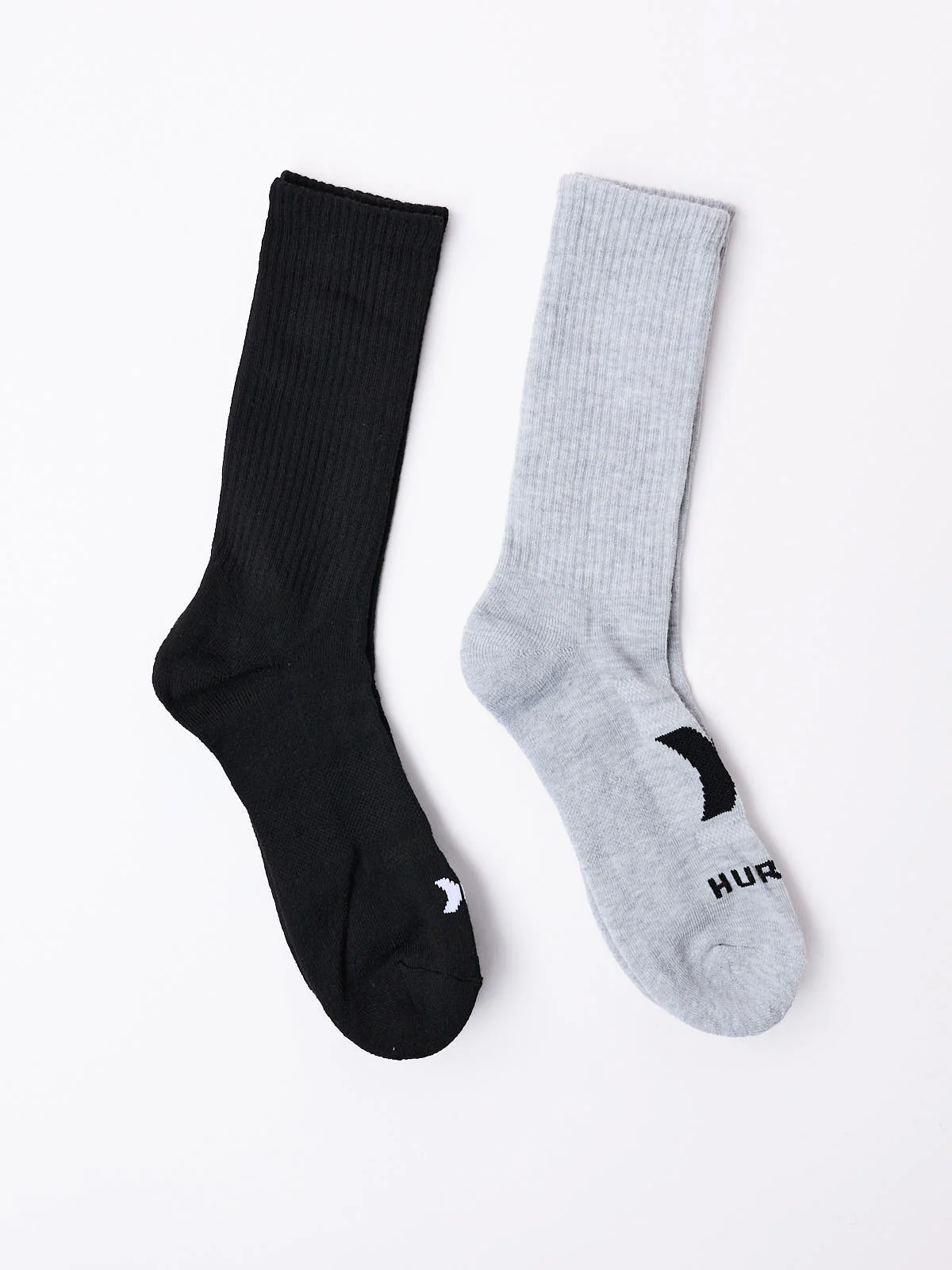 Hurley 6-Pack Men’s ½ Terry Crew Socks - Image 2