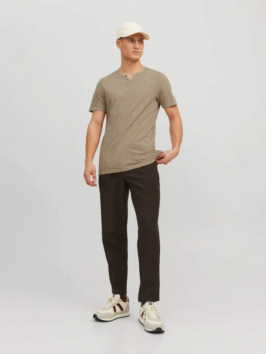 Jack & Jones Split Neck Tee - Image 3
