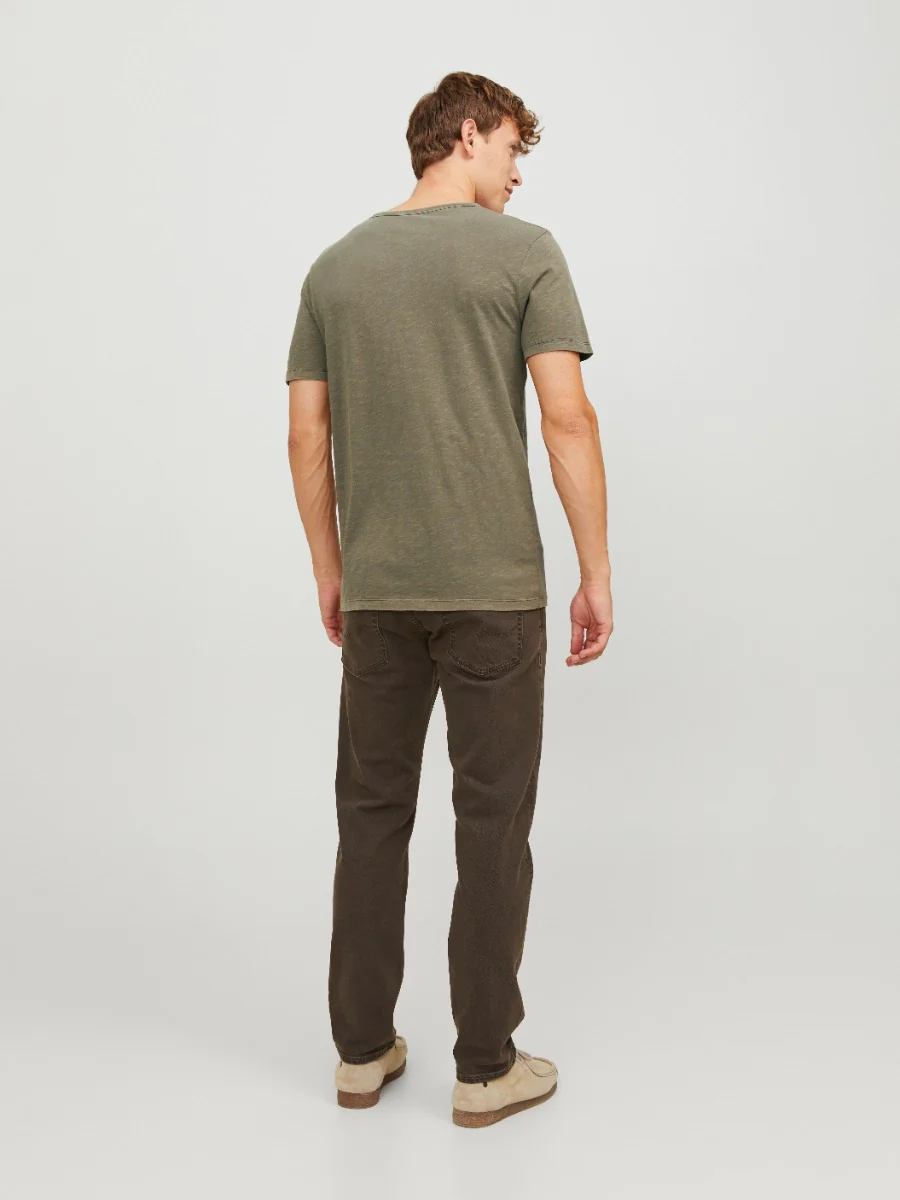 Jack & Jones Split Neck Tee - Image 4