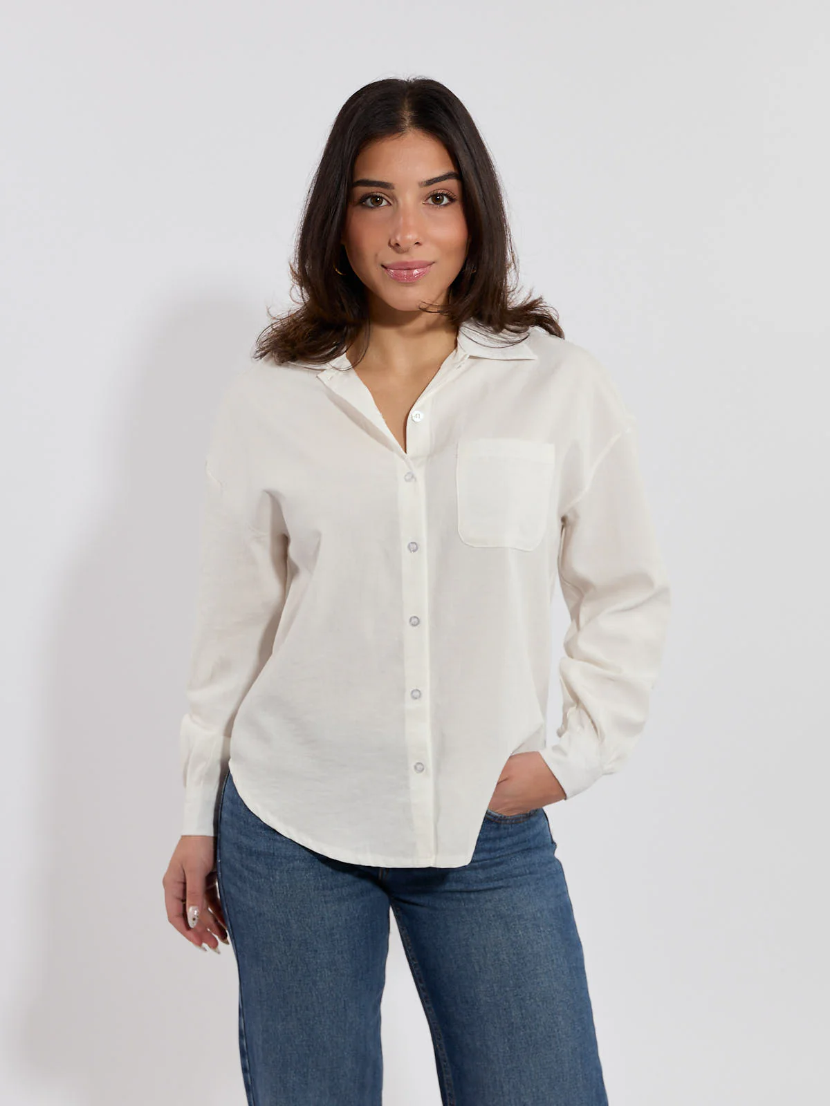 Lauren Button-Down Long Sleeve Blouse - Image 4