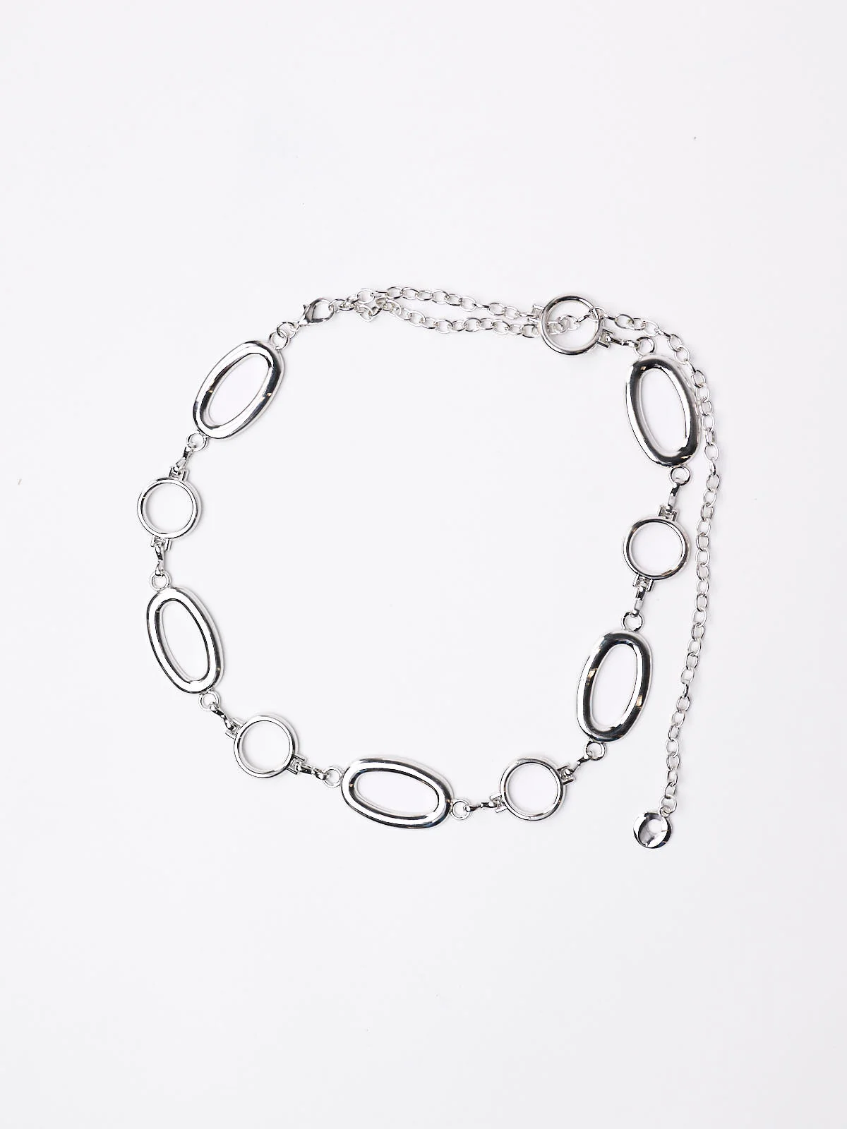 Looped In Oval Chain Belt