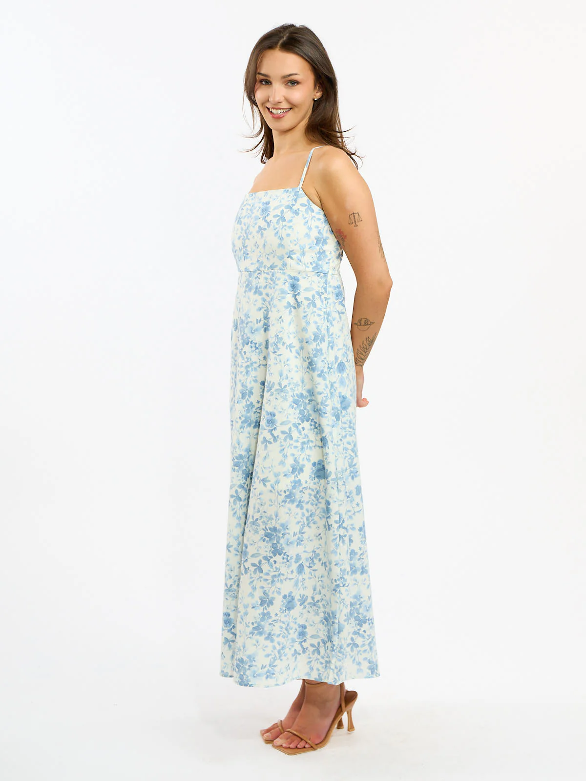 Mandy Floral Midi Dress - Image 3