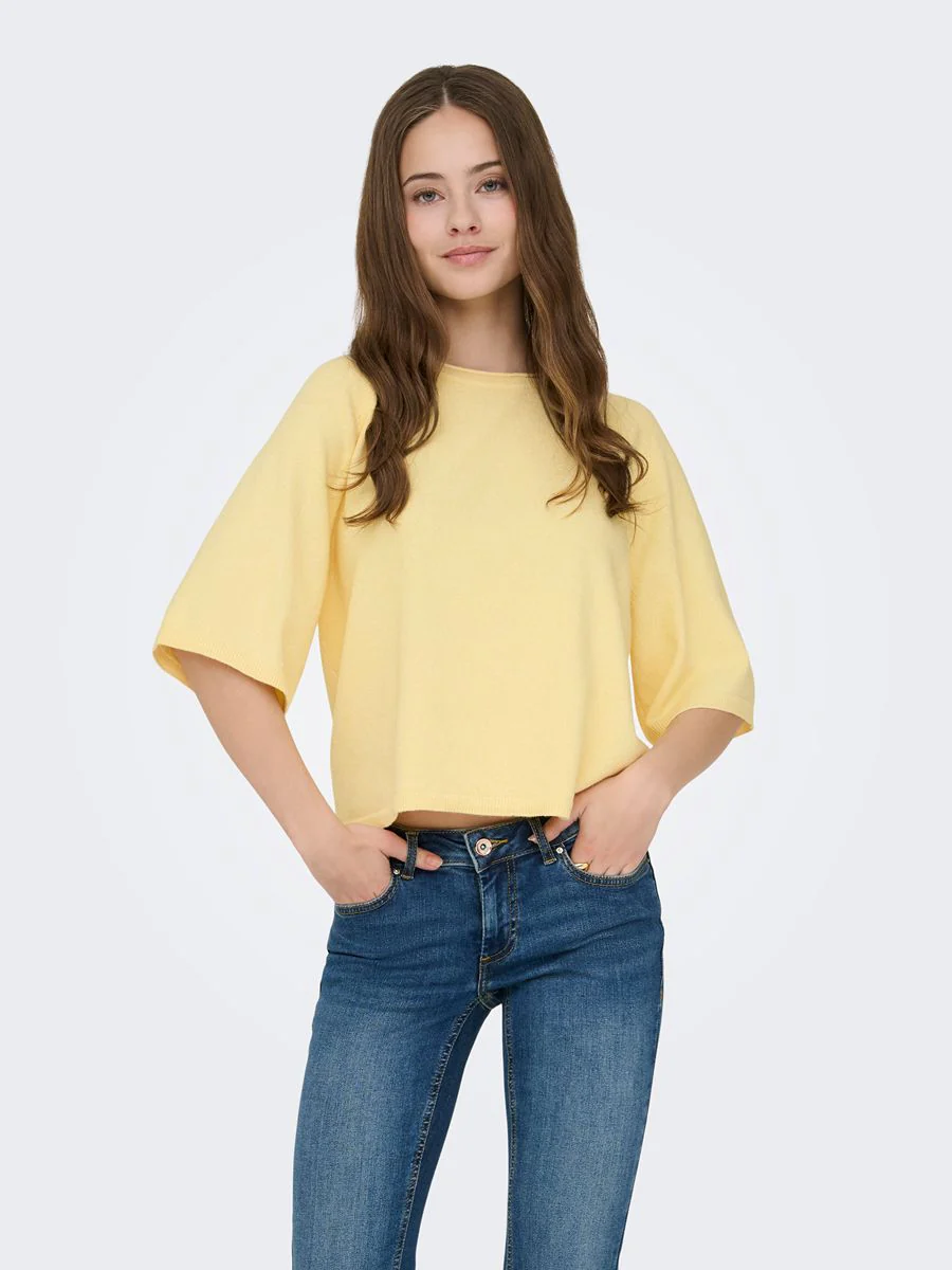 Only Loyal O-Neck Knit Top - Image 4