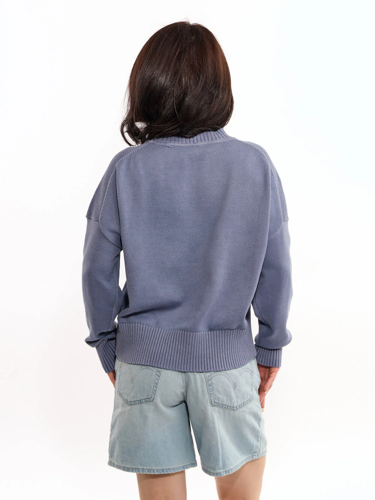 Palma Solid Long Sleeve Crew Top - Image 5