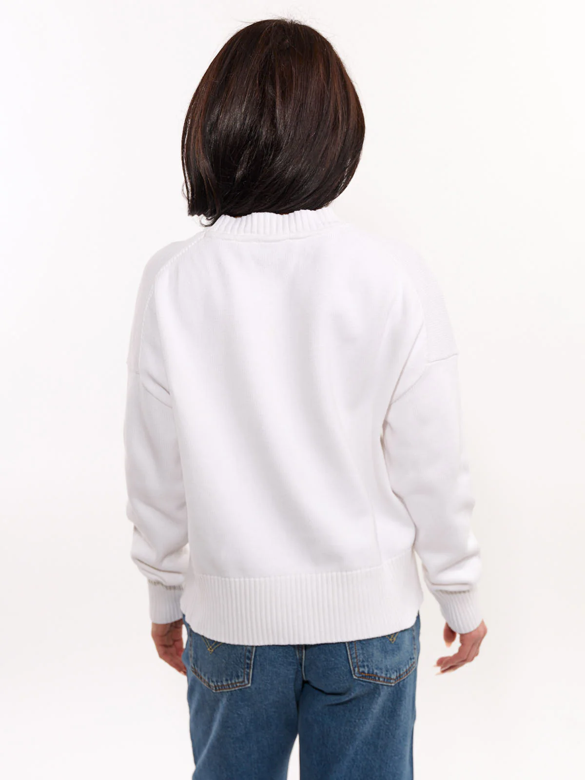 Palma Solid Long Sleeve Crew Top - Image 7