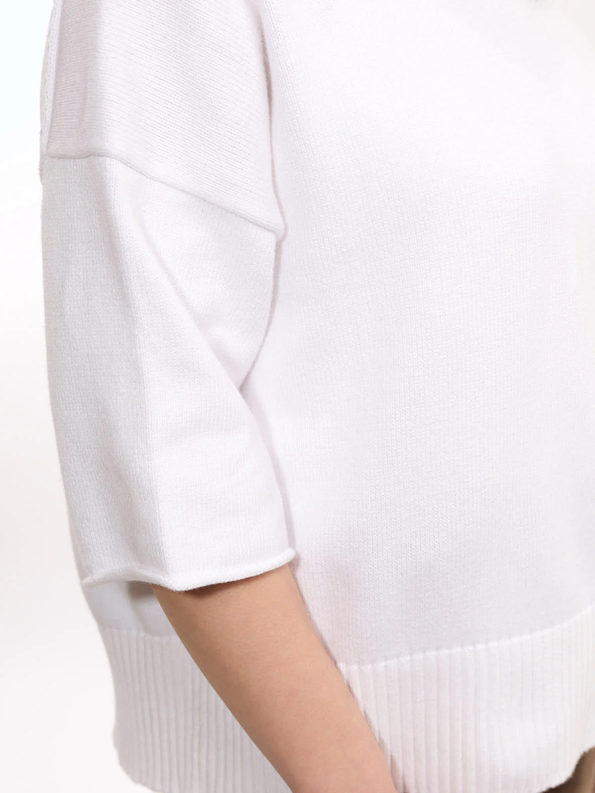 Palma Solid Short Sleeve Crew Top - Image 6