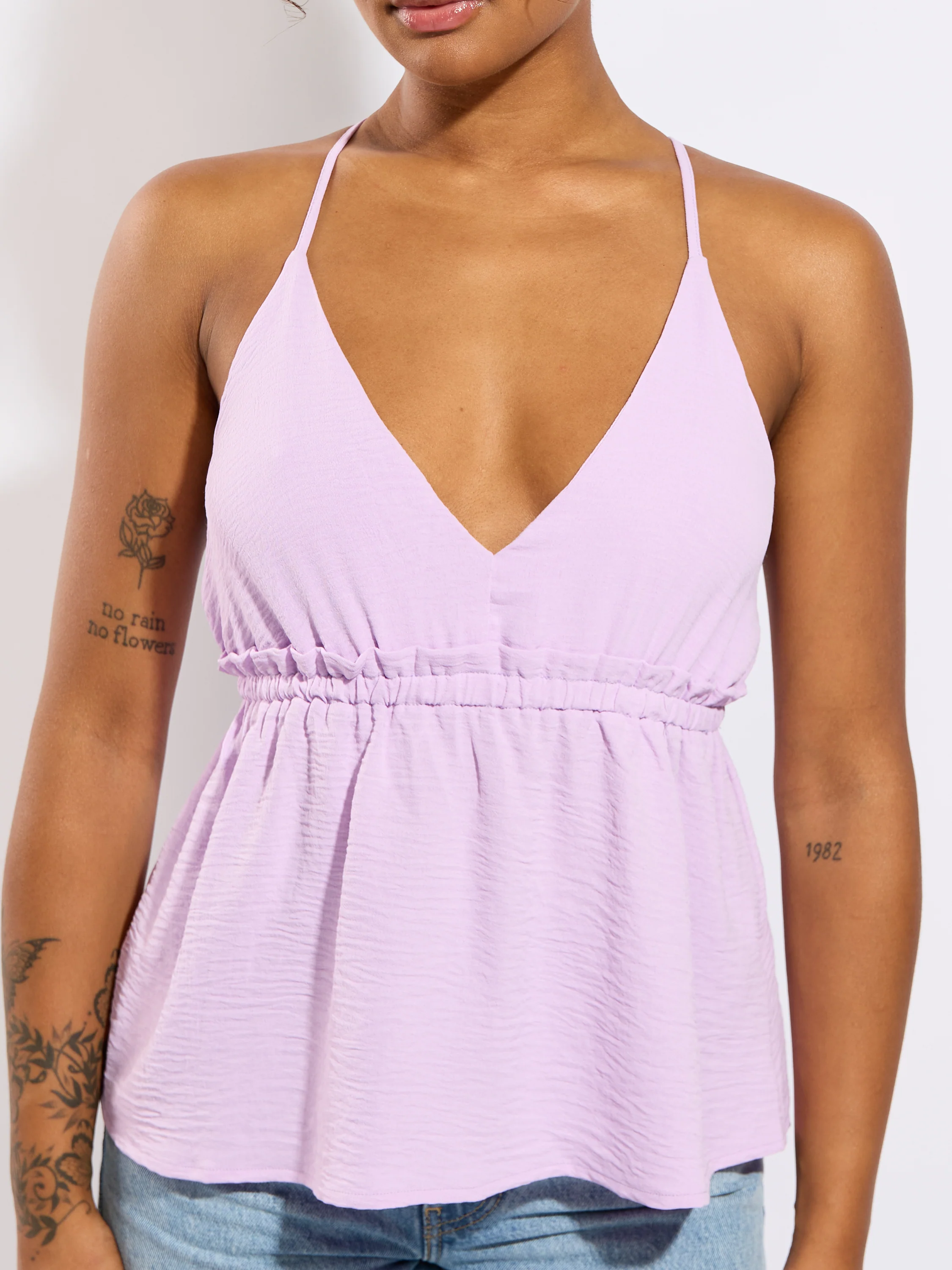 Peplum V-Neck Blouse - Image 15