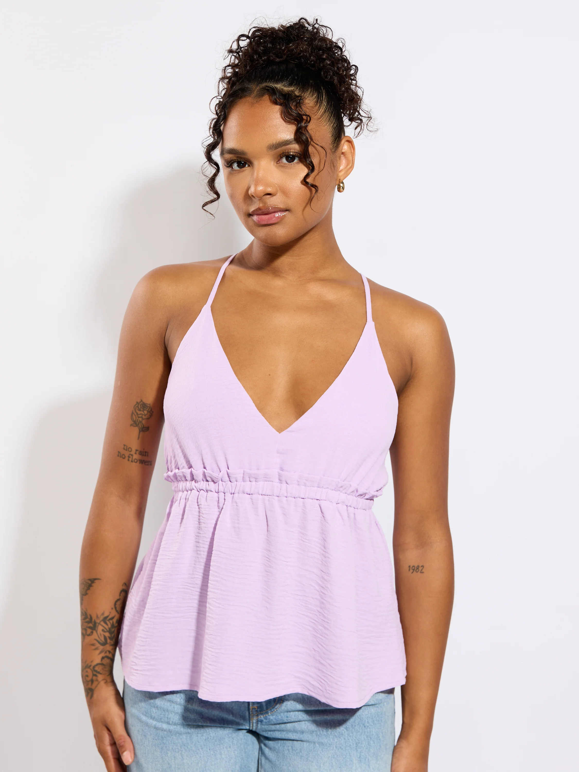 Peplum V-Neck Blouse - Image 16