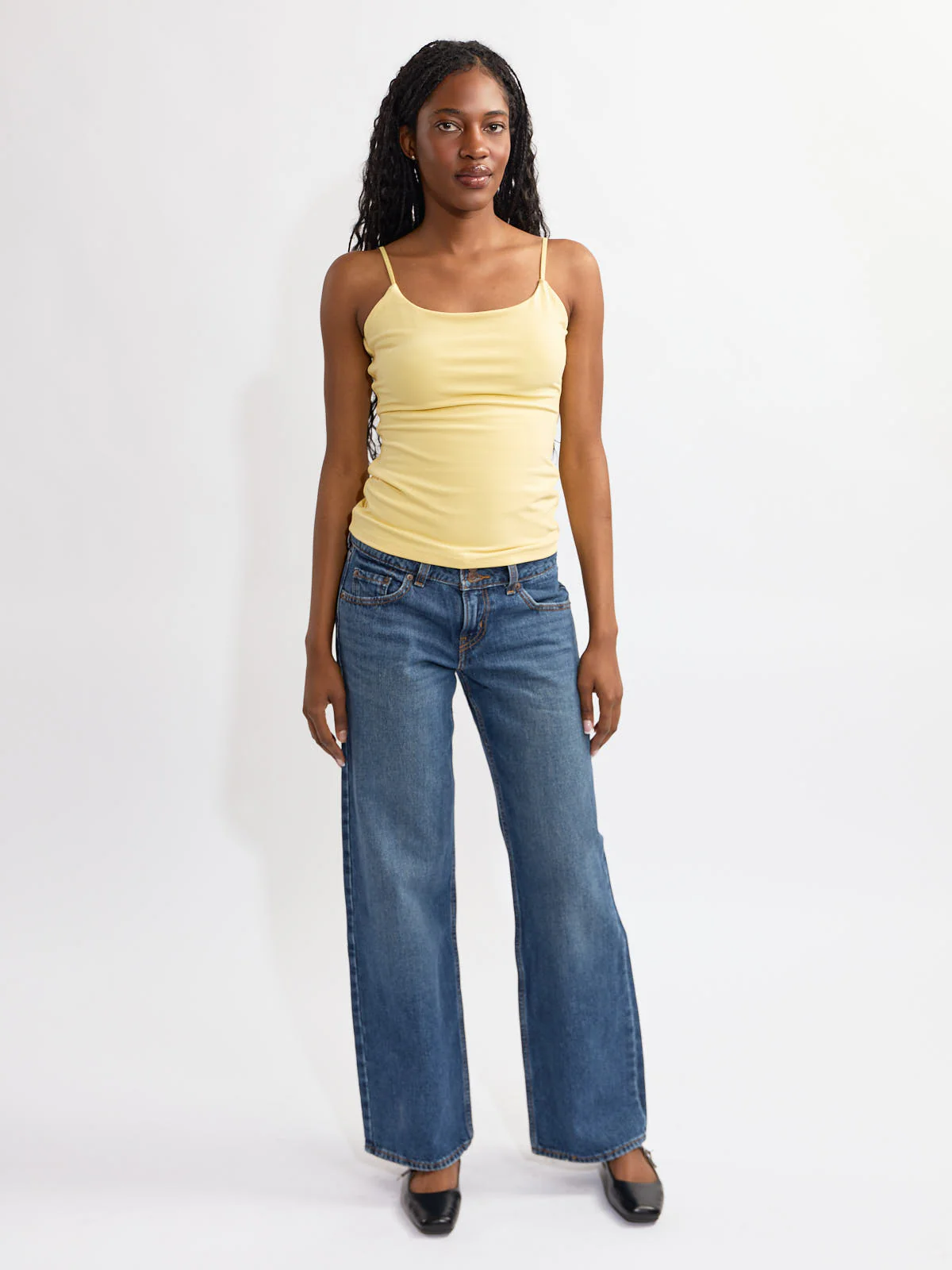 Second Skin Perla Cotton Double Line Tank Top - Image 4