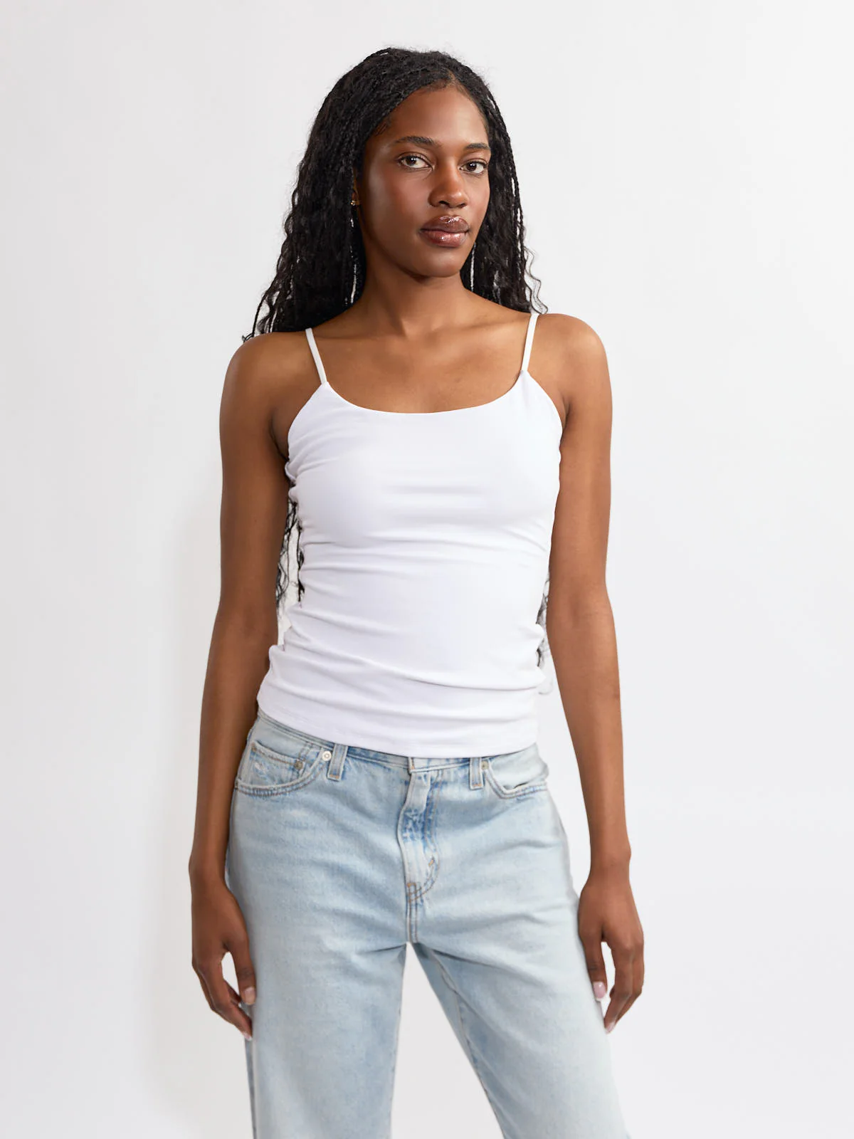 Second Skin Perla Cotton Double Line Tank Top - Image 5