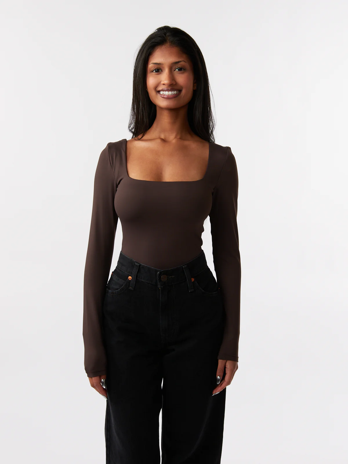 Second Skin Stacy Square Neck Bodysuit - Image 2
