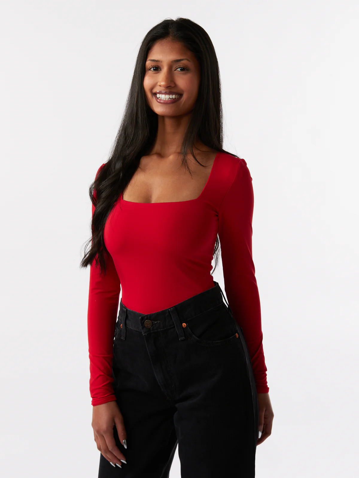 Second Skin Stacy Square Neck Bodysuit - Image 7