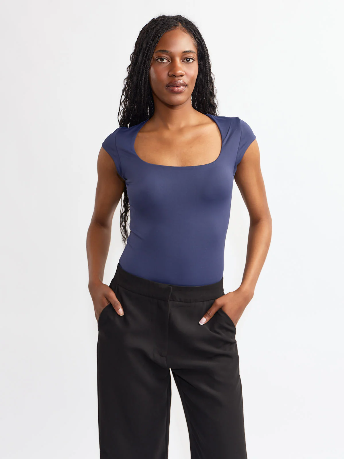 Second Skin Tiara Cap Sleeve Bodysuit - Image 10