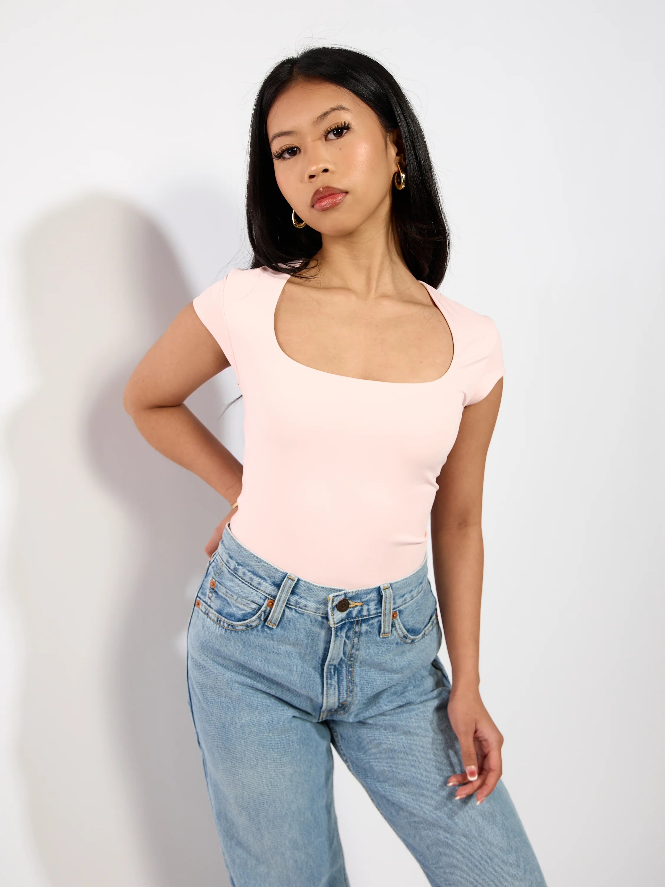 Second Skin Tiara Cap Sleeve Bodysuit - Image 3