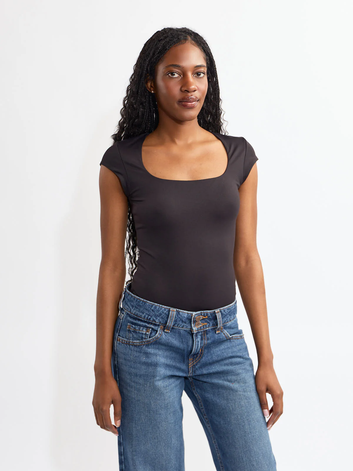 Second Skin Tiara Cap Sleeve Bodysuit - Image 8